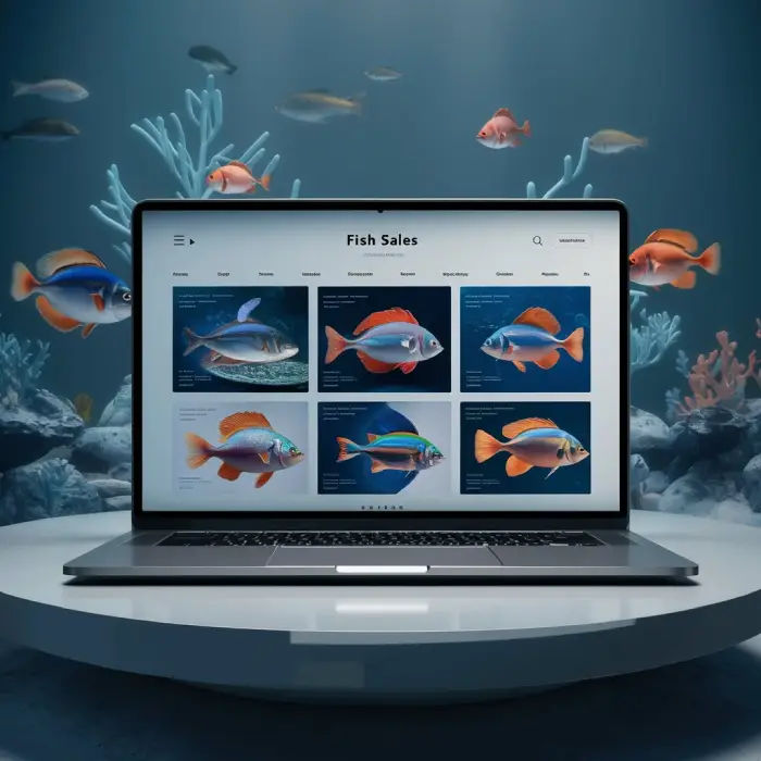 طراحی سایت فروش ماهی