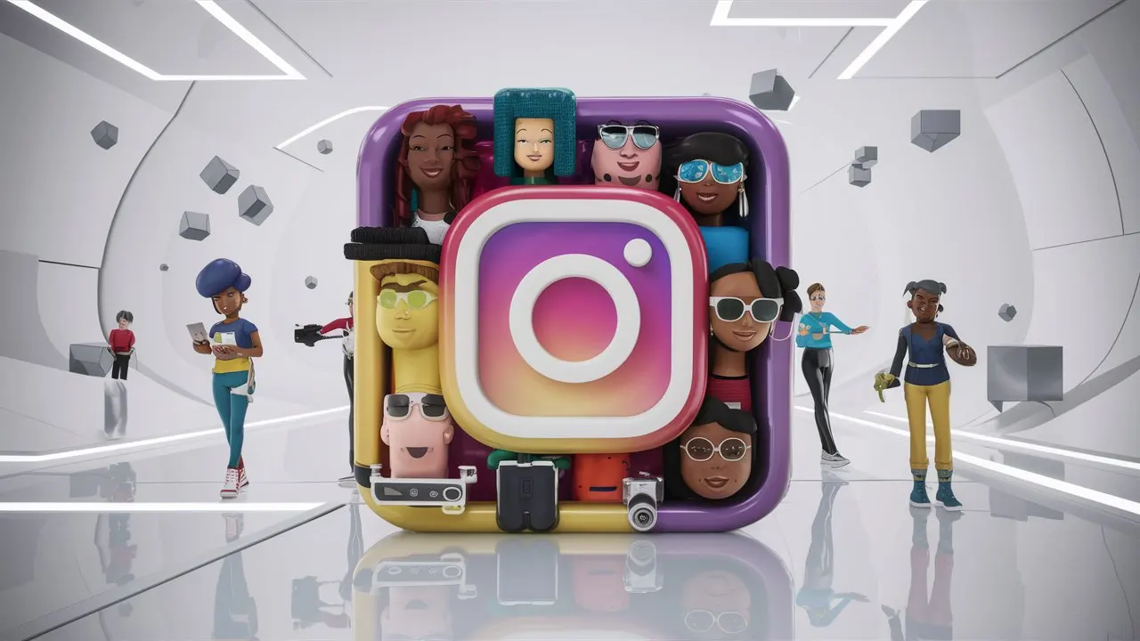 a futuristic instagram logo rendered in 3d and fea fd12i 7FS3KVr1cU mkgmg TvXYghT6S1iXfRbjPfeH7w 45 ایده تولید محتوا برای پیج فروشگاهی اینستاگرام