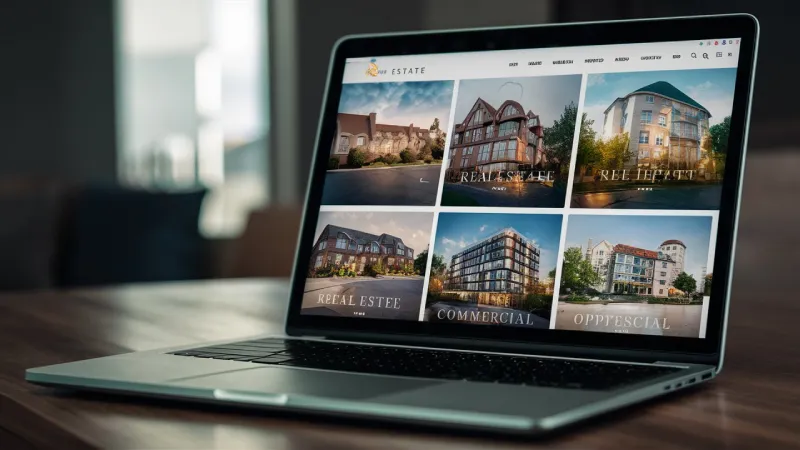 a snapshot of a real estate website displayed on a Cyjy5PS RM6RE j HIx nA LGApdR3eRgGwPsUCEeSJLw 10 نکته مهم برای طراحی سایت املاک که باید بدانید